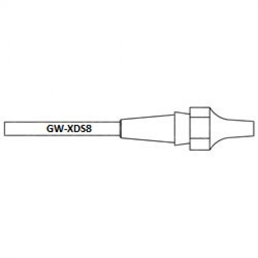 XDS8 - Nozzle - Inner Ø 1,5 mm Outer Ø 2,9 mm Nozzle Length 10,5 mm XDS8 - Nozzle - Inner Ø 1,5 mm Outer Ø 2,9 mm Nozzle Length 10,5 mm
